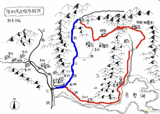 每个去过安徽地方特色景点宏村的人都只记下了那里黑瓦白墙,宏村风景