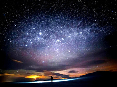 北欧星空3d灯光特效主题展图片