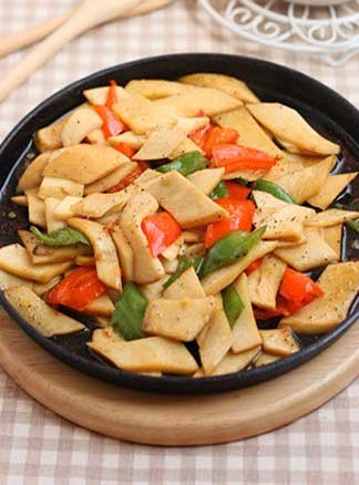 减肥瘦身佳肴 铁板黑椒杏鲍菇的做法 减肥瘦身佳肴 铁板黑椒杏鲍菇的做法