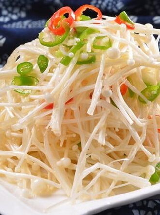 炝拌金针菇 炝拌金针菇