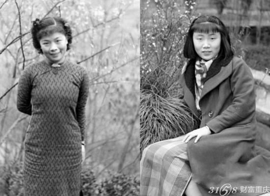 民初到30年代,最突出的新女性群体当属女学生。出没在社会场域中的女学生,白衫黑裙的打扮在当时实在是太新鲜了。那时她们常被称为的摩登女郎。被问到当年的衣着打扮,忍不住再次赞扬赵老太太当天的装束。当年都是去解放碑的西大百货公司选布料再做成衣服,也有上海过来的成衣,穿常穿的款式还是旗袍,因为家教和读书的缘故,服装面料都是纯棉的,只追求大方得体,并不追求多么华丽。当时还流行烫发,烫一次贵的十几块,便宜的三四块也够。每年去香港探亲都不会带太多换洗衣物,到了香港再买,那边商场的服装可是要丰富太多。尽管赵老太太已是