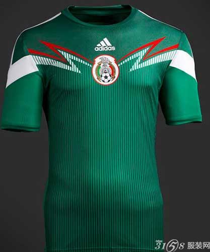 2014年巴西世界杯墨西哥国家队球服-3158服装