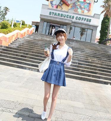 娇小型女生适合穿牛仔A字裙吗-3158服装加盟