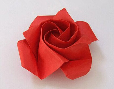 最简单的玫瑰花折法 -3158财富河南