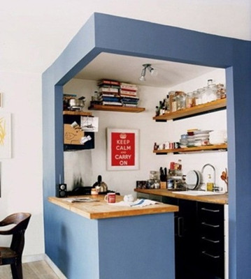 小户型橱柜效果图 量房定制-3158家居网