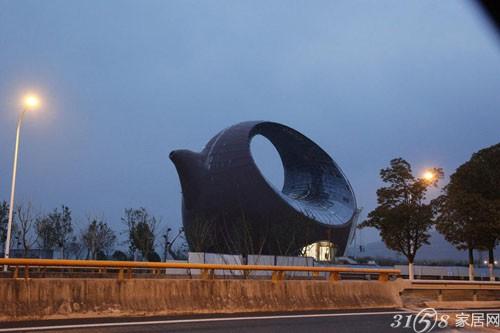 江苏无锡现紫砂壶形状建筑