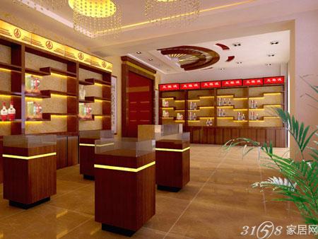烟酒茶店装修效果图 突出档次是关键