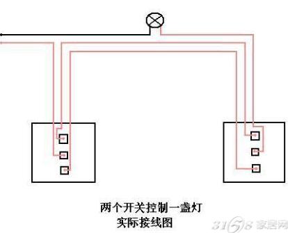 工宿舍楼梯过道灯_接线图分享