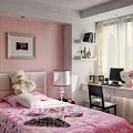 家庭装修设计色彩搭配：女性卧室装修风格与色彩选择