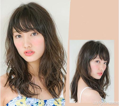 额头高女生适合什么发型?