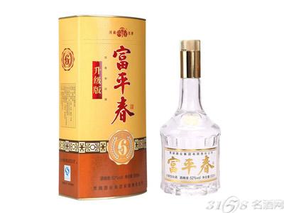 富平春酒是一款浓香型白酒,具有浓香幽雅,甜味自成的特点,那么,富平春