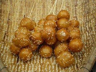 四川小吃之糖油果子 越吃越有味道