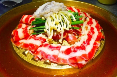 韩江川章鱼水煎肉 韩江川章鱼水煎肉